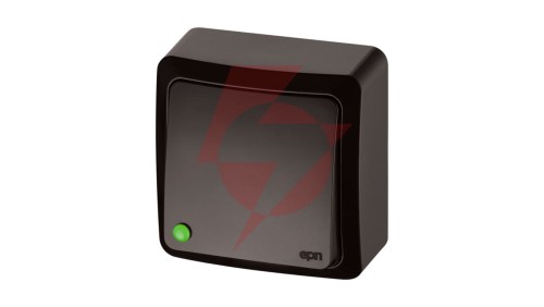 BERG Łącznik jednobiegunowy n/t 10AX IP20 brązowy 3710-05