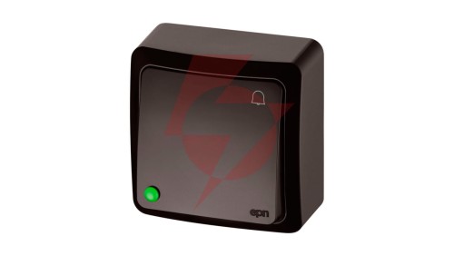 BERG Łącznik zwierny dzwonek n/t 10AX IP20 brązowy 3714-05