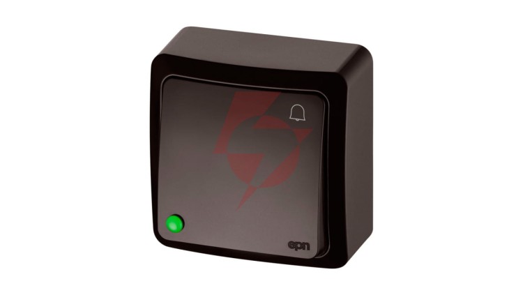 BERG Łącznik zwierny dzwonek n/t 10AX IP20 brązowy 3714-05