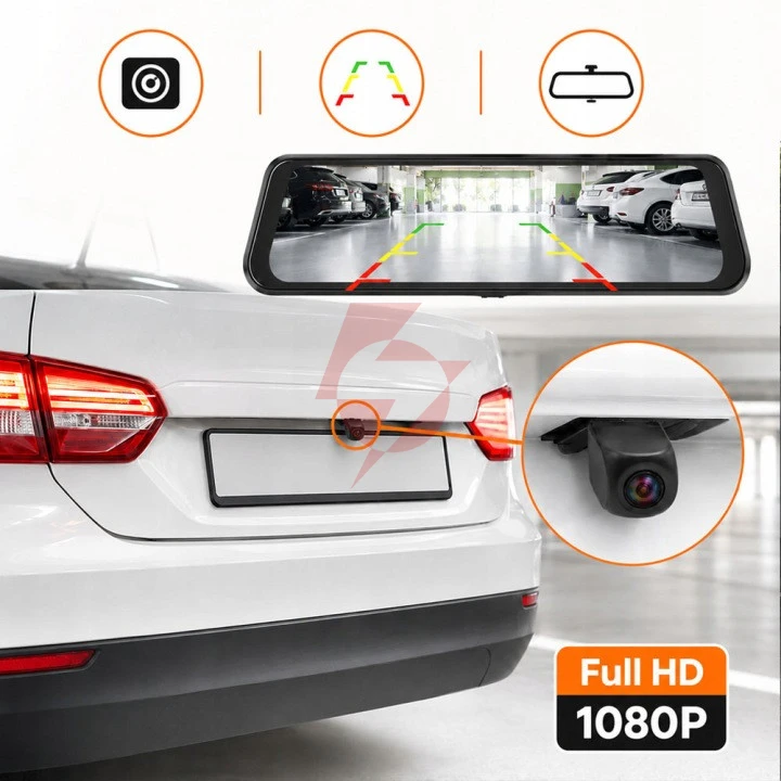 Kamera samochodowa przód tył orllo autoplay pro 4k gps wifi