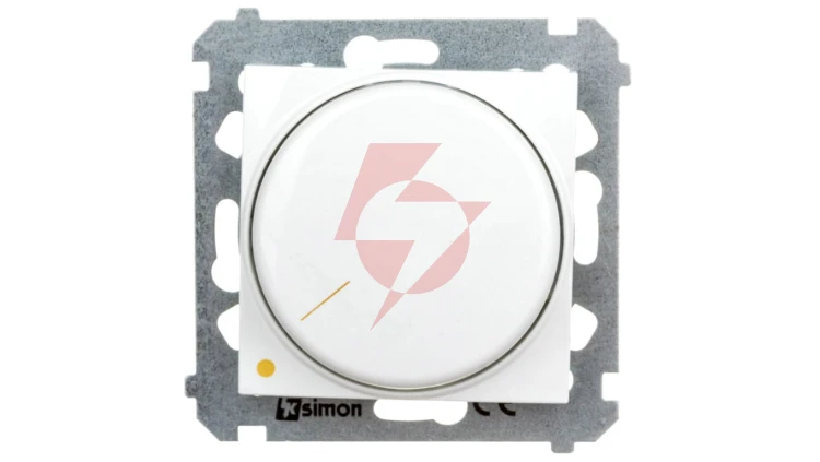 Simon 54 Ściemniacz obrotowy dwubiegunowy LED 5-215W biały DS9L2.01/11 WMDS-004xL2-011