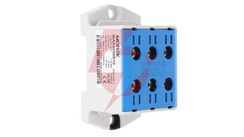 Złączka OTL50-3 kolor niebieski 3xAl/Cu 1,5-50mm2 1000V AC / 1500V DC Zacisk uniwersalny MAA3050B10
