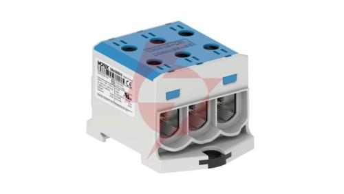 Złączka OTL95-3 kolor niebieski 3xAl/Cu 6-95mm2 1000V AC / 1500V DC Zacisk uniwersalny MAA3095B10