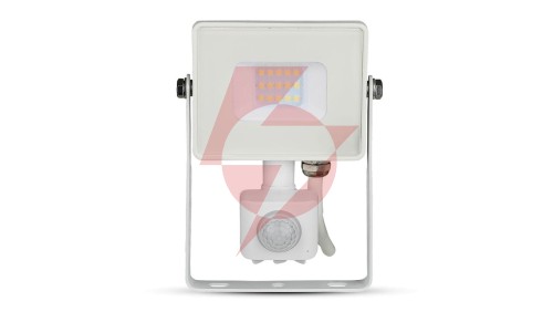 Projektor LED 10W 800lm 4000K Dioda SAMSUNG z czujnikiem ruchu PIR Biały IP65 434