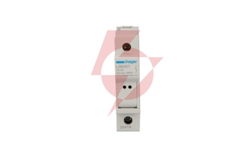 Rozłącznik bezpiecznikowy cylindryczny 1P 32A 10x38mm L38 LSN501