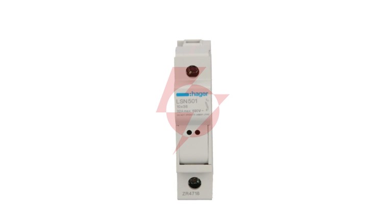 Rozłącznik bezpiecznikowy cylindryczny 1P 32A 10x38mm L38 LSN501