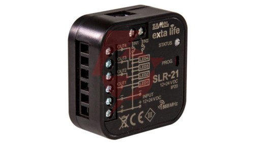 Sterownik LED 4-kanałowy 12-24VDC SLR-21 EXL10000033