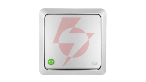 BERG Łącznik jednobiegunowy n/t 10AX IP20 srebrny 3710-06