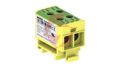 Złączka OTL35-2 kolor żółto-zielony 2xAl/Cu 2,5-35mm2 1000V AC / 1500V DC Zacisk uniwersalny MAA2035Y10