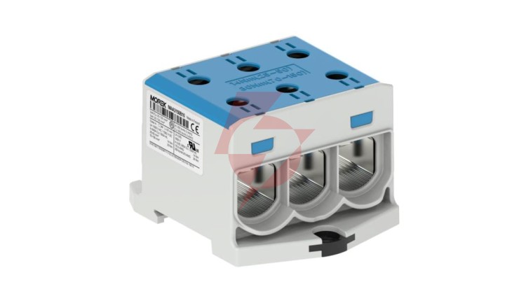 Złączka OTL150-3 kolor niebieski 3xAl/Cu 25-150mm 1000V AC / 1500V DC Zacisk uniwersalny MAA3150B10