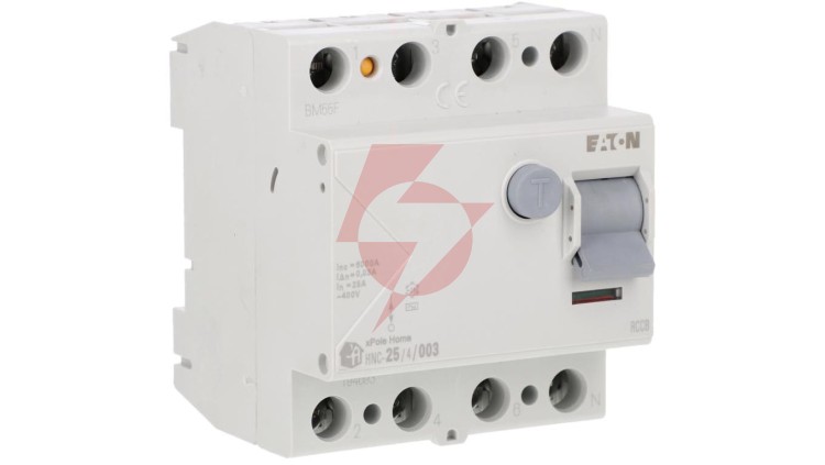 Wyłącznik różnicowoprądowy 4P 25A 0,03A typ AC xPole Home HNC-25/4/003 194693