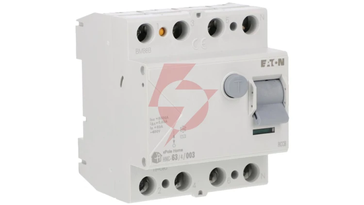 Wyłącznik różnicowoprądowy 4P 63A 0,03A typ AC xPole Home HNC-63/4/003 194695