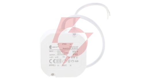 Zasilacz LED 24V DC 20W 0,83A IP65 /z zabezpieczeniami/ ZLDP 20-24YCL 19724-9020