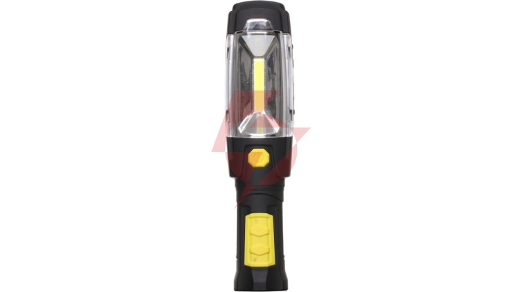 Lampa warsztatowa akumulatorowa LED COB 3W 2,6Ah Li-Ion /+ powerbank, hak, magnes/ LW-1PBR