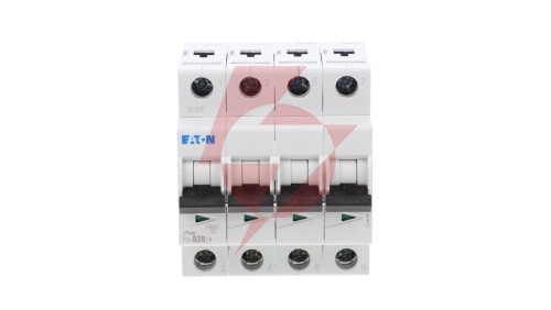 Wyłącznik nadprądowy 4P B 20A 6kA AC PL6-B20/4 166497