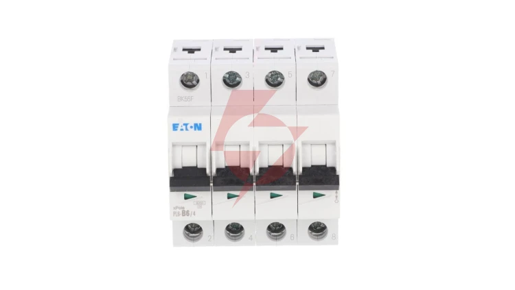Wyłącznik nadprądowy 4P B 6A 6kA AC PL6-B6/4 166505