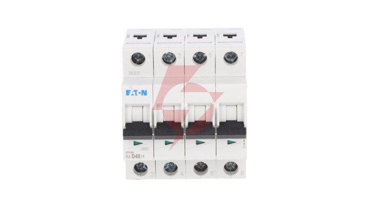 Wyłącznik nadprądowy 4P D 40A 6kA AC PL6-D40/4 166551