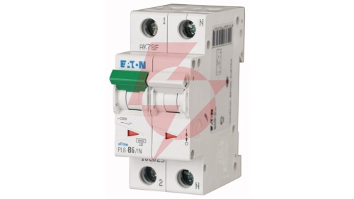 Wyłącznik nadprądowy 1P+N B 6A 6kA AC PL6-B6/1N 106025
