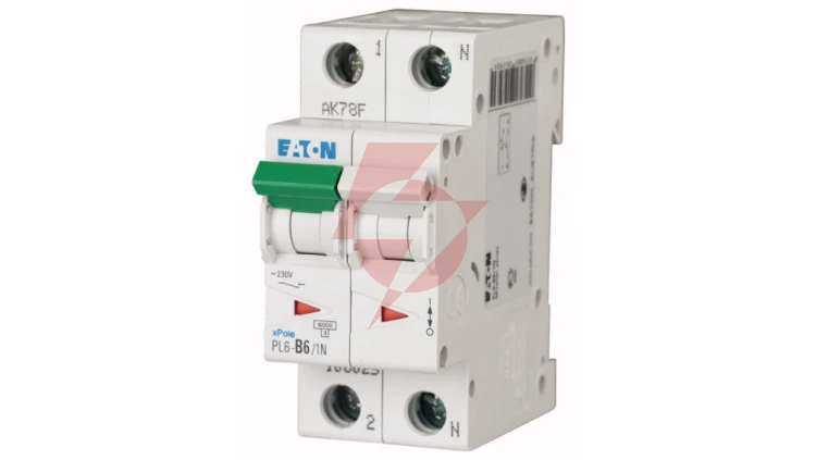 Wyłącznik nadprądowy 1P+N B 6A 6kA AC PL6-B6/1N 106025