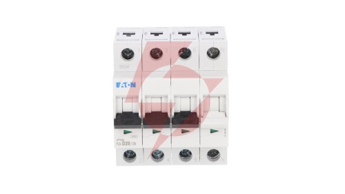 Wyłącznik nadprądowy 3P+N D 20A 6kA AC PL6-D20/3N 165038