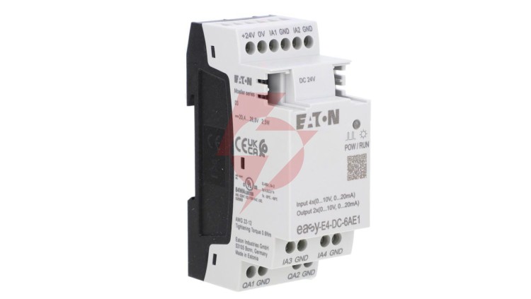 Rozszerzenie wejścia/wyjścia easyE4 24VDC 4AI 2AO 10VDC EASY-E4-DC-6AE1 197223