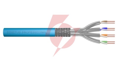 Kabel teleinformatyczny S/FTP kat. 6A LS0H drut niebieski Eca DK-1641-A-VH-5 /500m/