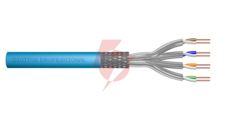 Kabel teleinformatyczny S/FTP kat. 6A LS0H drut niebieski Eca DK-1641-A-VH-5 /500m/