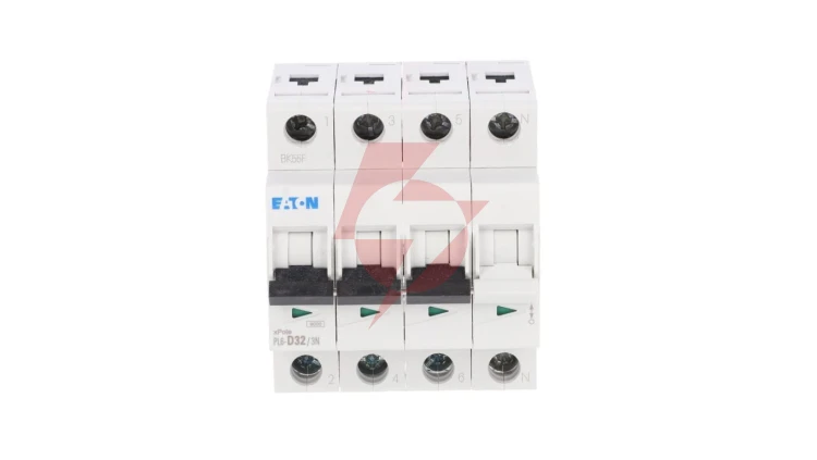 Wyłącznik nadprądowy 3P+N D 32A 6kA AC PL6-D32/3N 165042
