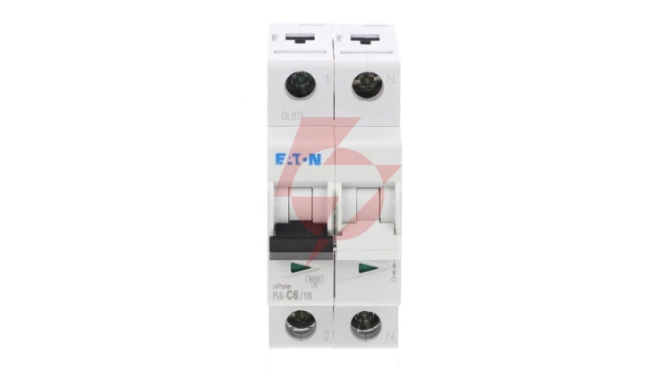 Wyłącznik nadprądowy 1P+N C 6A 6kA AC PL6-C6/1N 106031