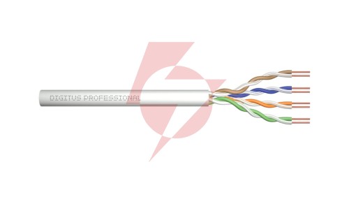 Kabel teleinformatyczny U/UTP kat. 5e LS0H drut szary Dca DK-1514-VH-5 /500m/
