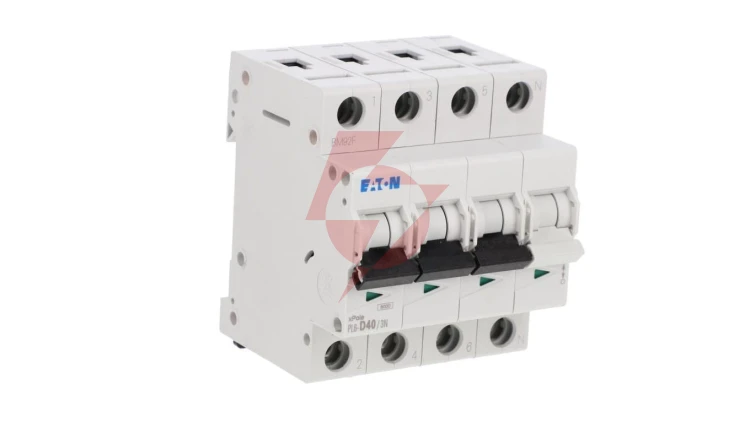 Wyłącznik nadprądowy 3P+N D 40A 6kA AC PL6-D40/3N 165044