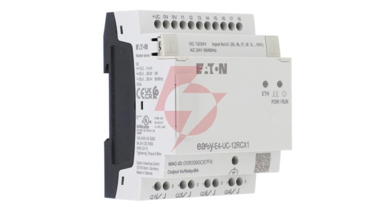 Przekaźnik programowalny easyE4 12-24VDC 24VAC 8DI(4AI) 4DO-R EASY-E4-UC-12RCX1 197212