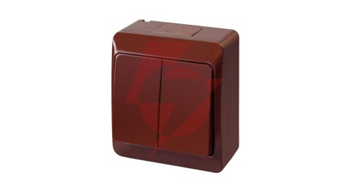 Hermes Łącznik świecznikowy hermetyczny IP44 brązowy ŁNT 0332-06