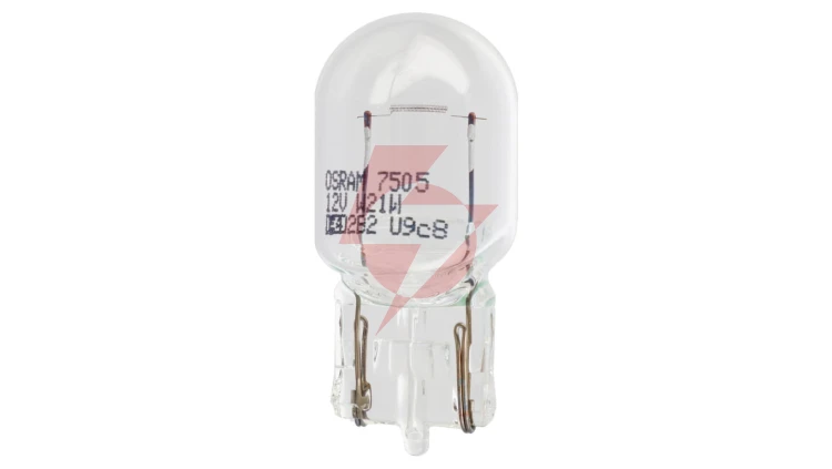 Żarówka samochodowa 12V 21W W21W W3x16d 7505