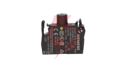 Oprawka blok LED żółty 230V AC montaż czołowy przył śrubowe SIRIUS ACT 3SU1401-1BF30-1AA0