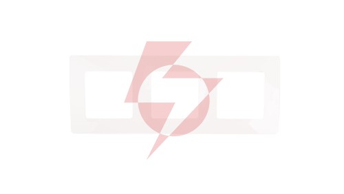 NILOE Ramka potrójna biała 665003