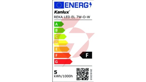 Oprawa elewacyjna REKA LED EL 7W-O-W 510lm 4000K biała 28993