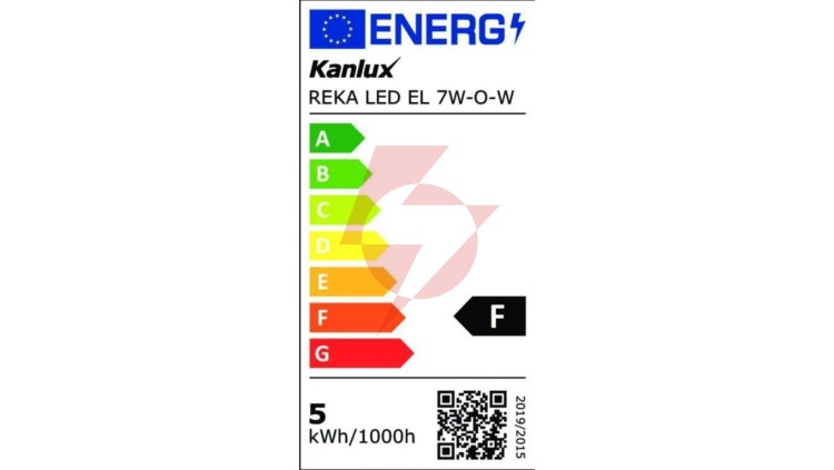 Oprawa elewacyjna REKA LED EL 7W-O-W 510lm 4000K biała 28993