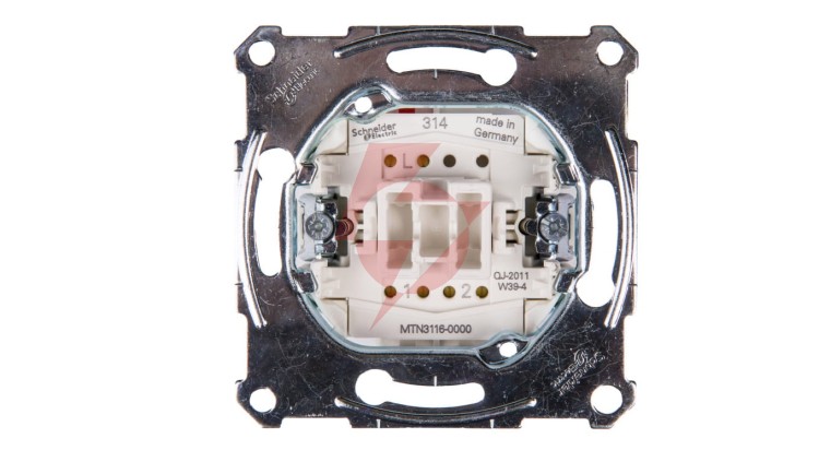 Merten Łącznik schodowy 10A 250V IP20 MTN3116-0000