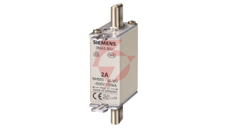 Wkładka bezpiecznikowa NH000 gG 40A 500 VAC / 250VDC 3NA3817