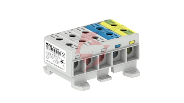 Złączka OTL35-5x kolor szary, niebieski, żółto-zielony 5x1xAl/Cu 2,5-35mm2 1000V AC / 1500V DC Zacisk uniwersalny MAA5035A10