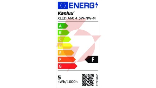 Żarówka LED E27 XLED A60 4,5W-NW-M 470lm 4000K barwa neutralna 29608