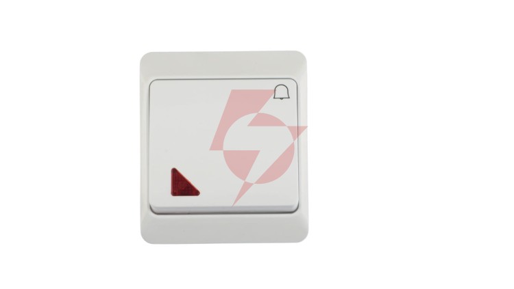 Hermes Przycisk /dzwonek/ IP44 biały ŁNT-1D+n 0347-02