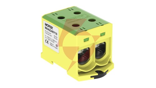Złączka OTL240-2 kolor żółto-zielonych 2xAl/Cu 35-240mm2 1000V AC / 1500V DC Zacisk uniwersalny MAA2240BY10