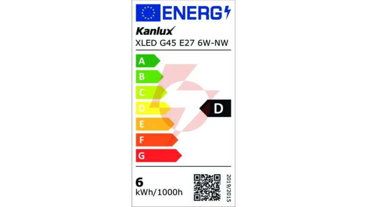 Żarówka LED E27 XLED G45 E27 6W-NW-M 810lm 4000K barwa neutralna 29633