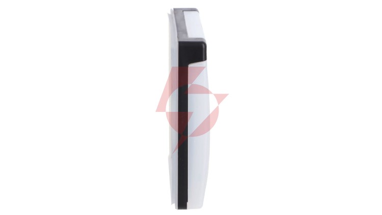Niloe Step Ramka pojedyncza IP44 czarny 863596