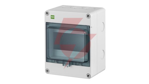 Rozdzielnica hermetyczna HERMETICA RN 1x6 400V AC 1000V DC zacisk N dymny IP65 2203-01