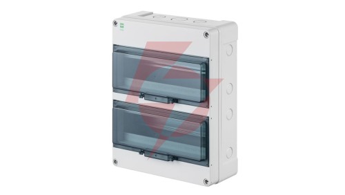 Rozdzielnica hermetyczna HERMETICA RN 2x12+2 400V AC 1000V DC PE+N dymny IP65 2209-01