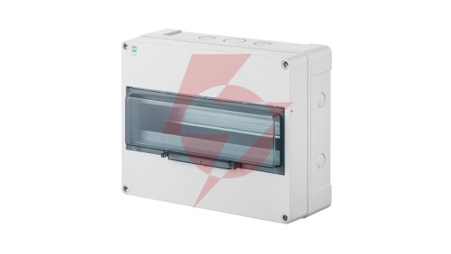 Rozdzielnica hermetyczna HERMETICA RN 1x12+4 400V AC 1000V DC PE+N dymny IP65 2208-01
