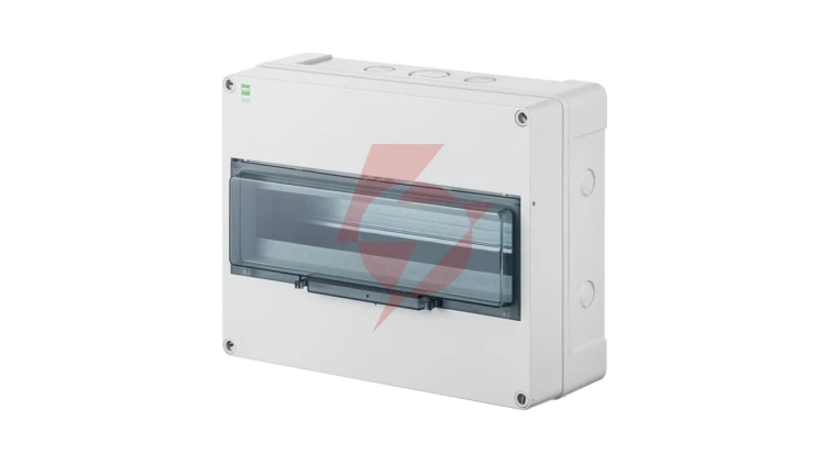 Rozdzielnica hermetyczna HERMETICA RN 1x12+4 400V AC 1000V DC PE+N dymny IP65 2208-01